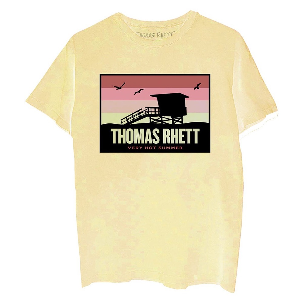 Thomas Rhett Yellow Sunset T-Shirt Women’s Possible L/XL No tag‎ EUC